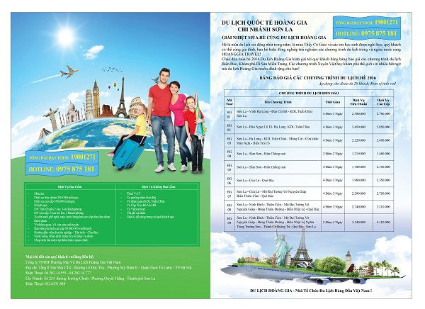 In tờ rơi A3 hoàng gia đẹp